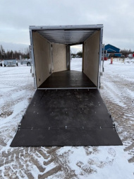 New 2025 Gator Elite 7 x 14 + 5'V Snowmobile Trailer