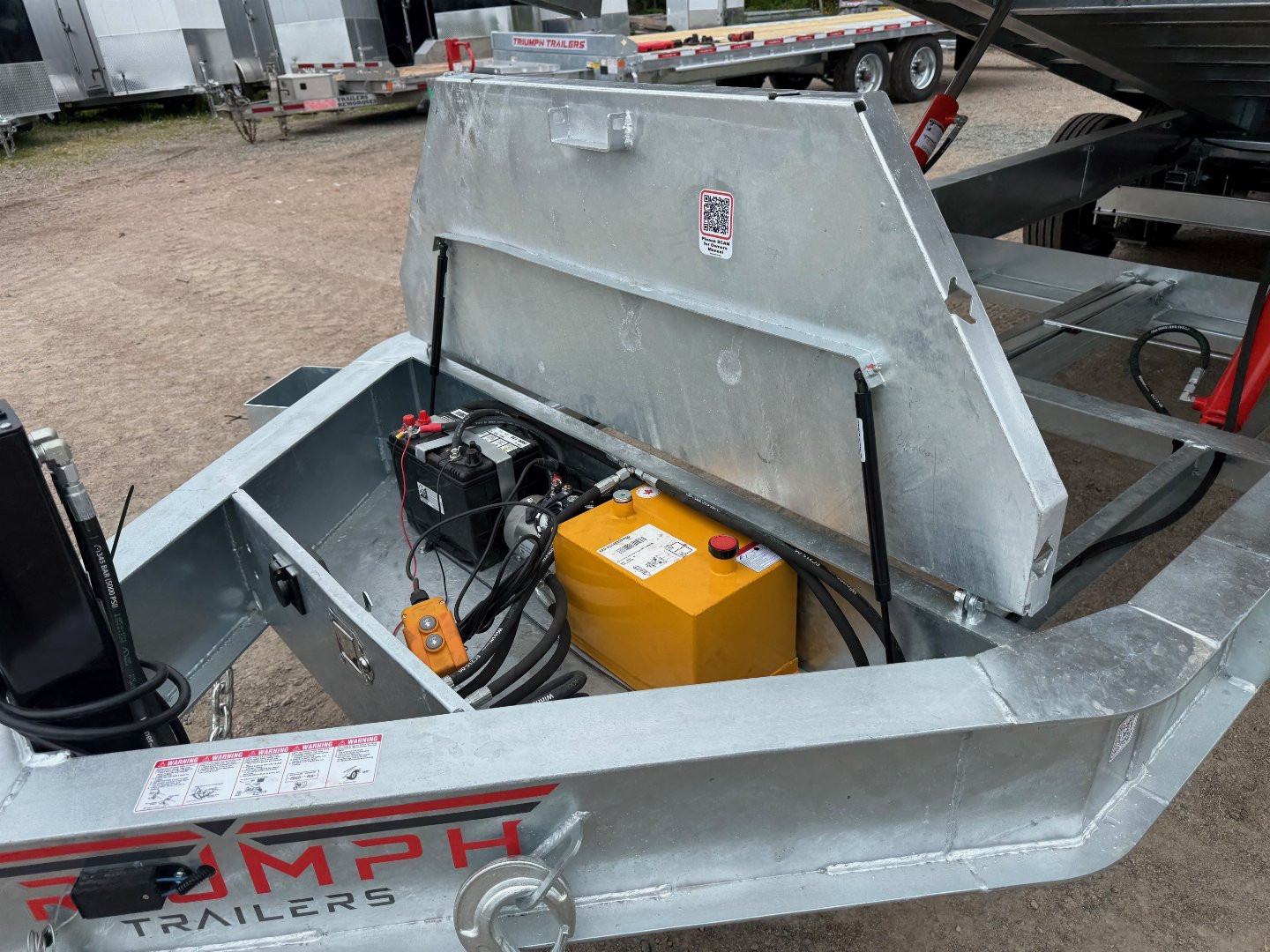 New 2025 Triumph 24' HD Deckover TILT Trailer 20,000LB