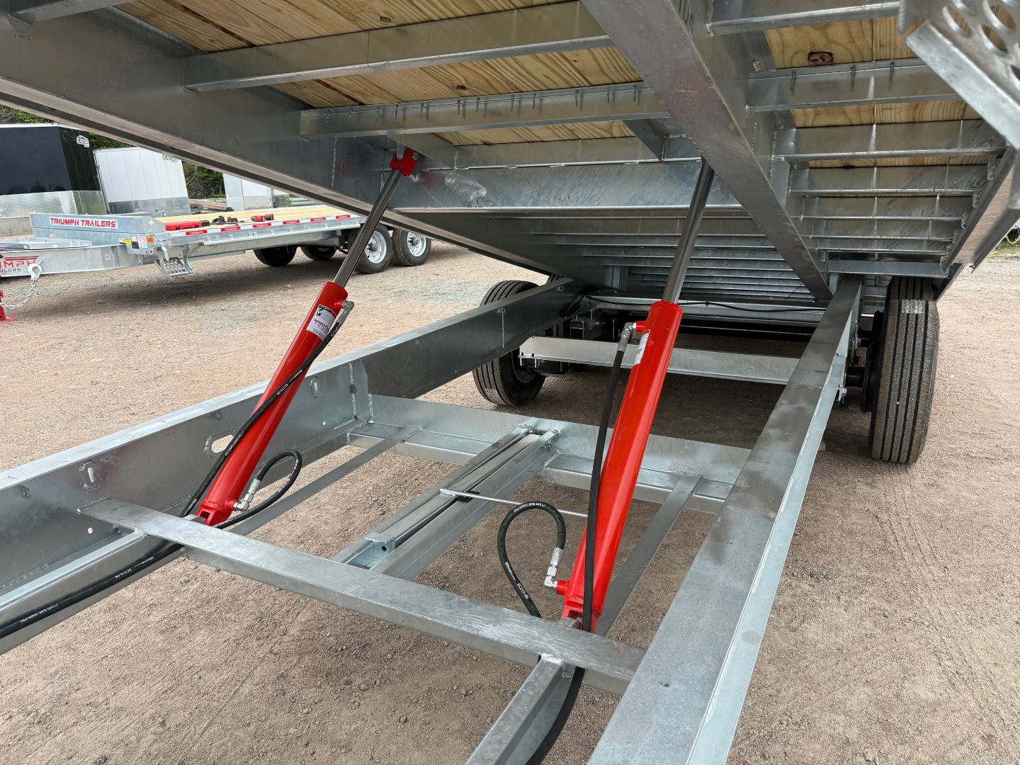 New 2025 Triumph 24' HD Deckover TILT Trailer 20,000LB