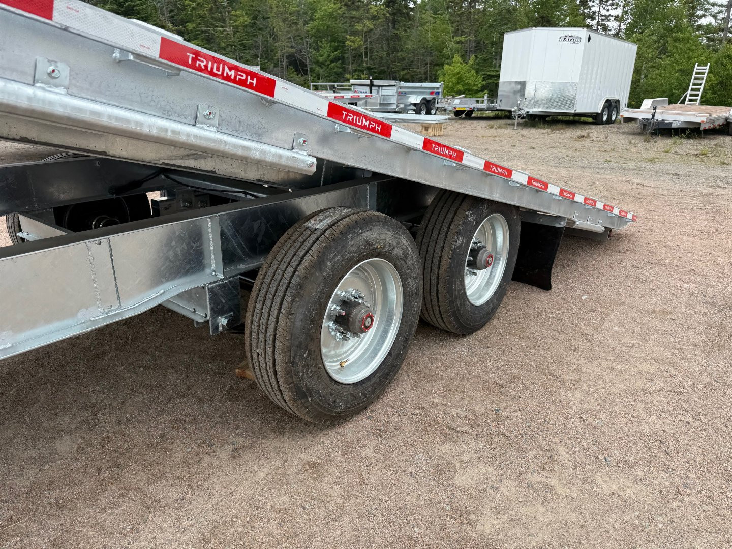 New 2025 Triumph 24' HD Deckover TILT Trailer 20,000LB