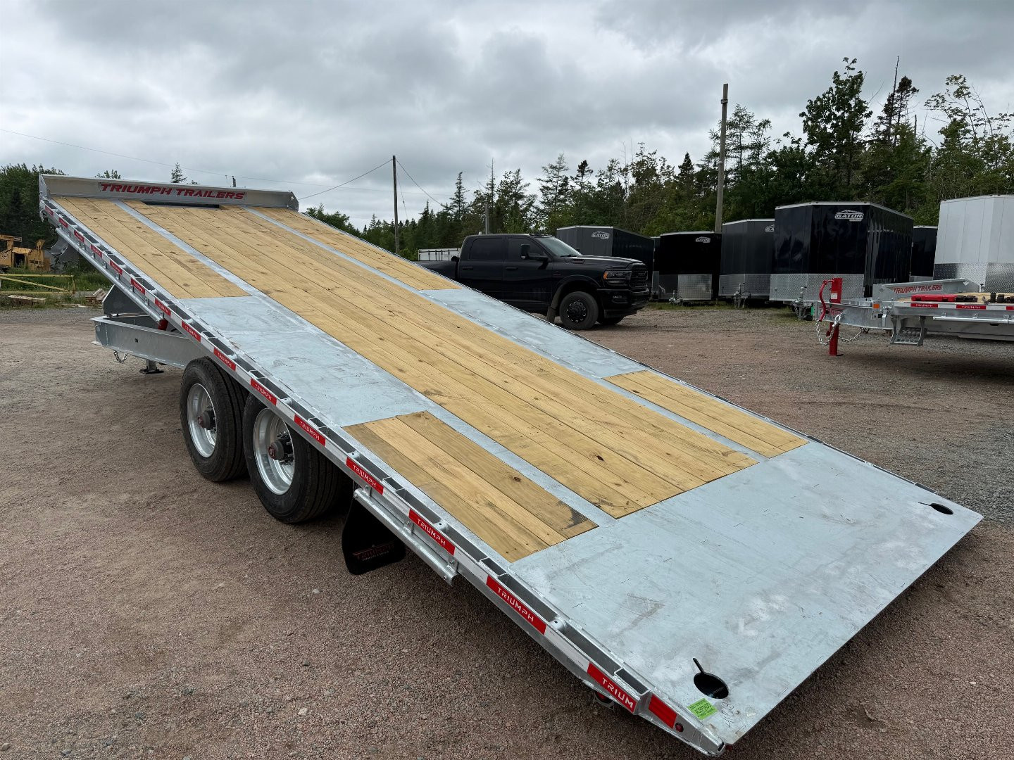 New 2025 Triumph 24' HD Deckover TILT Trailer 20,000LB