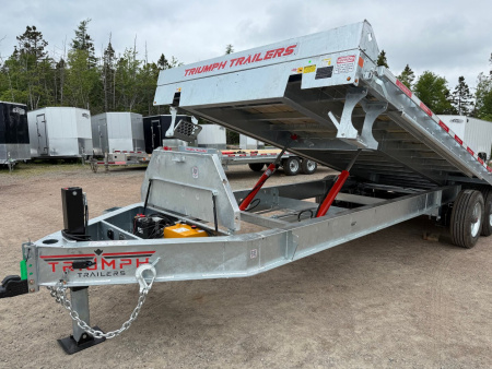 New 2025 Triumph 24' HD Deckover TILT Trailer 20,000LB