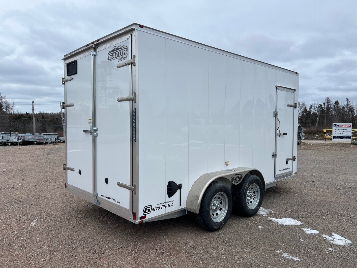 New 2026 Gator Elite 7 x 14 Cargo / Enclosed Trailer