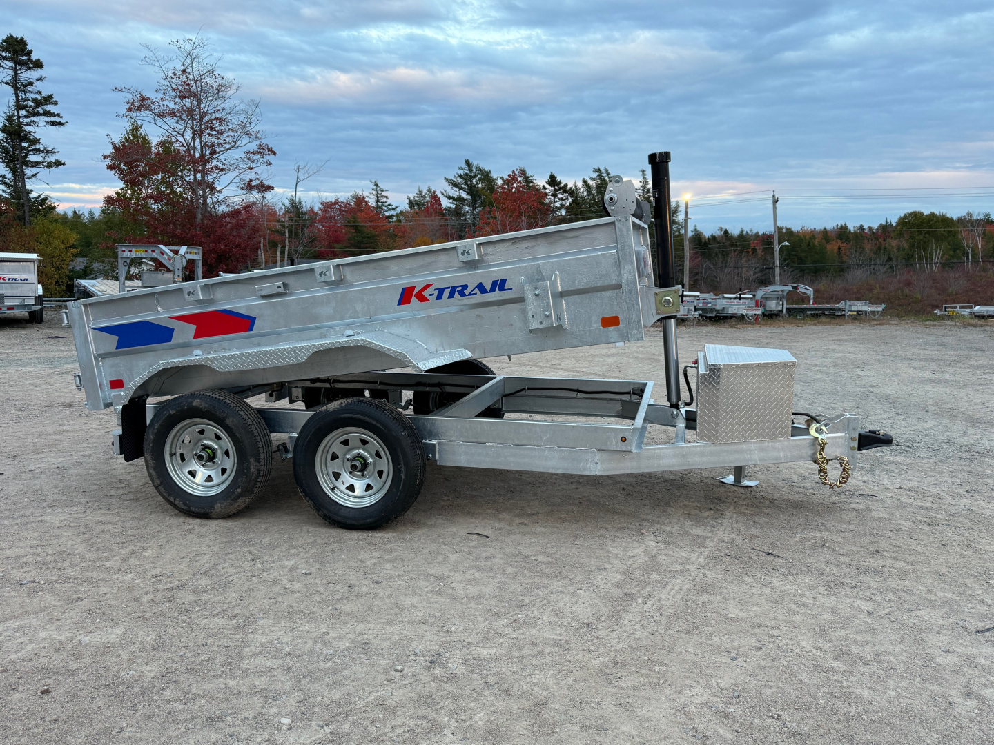New 2026 Ktrail 5 x 10 Dump Trailer 7000 Lb