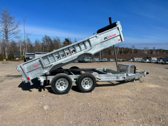 New 2025 D612-10 Galvanized Dump Trailer