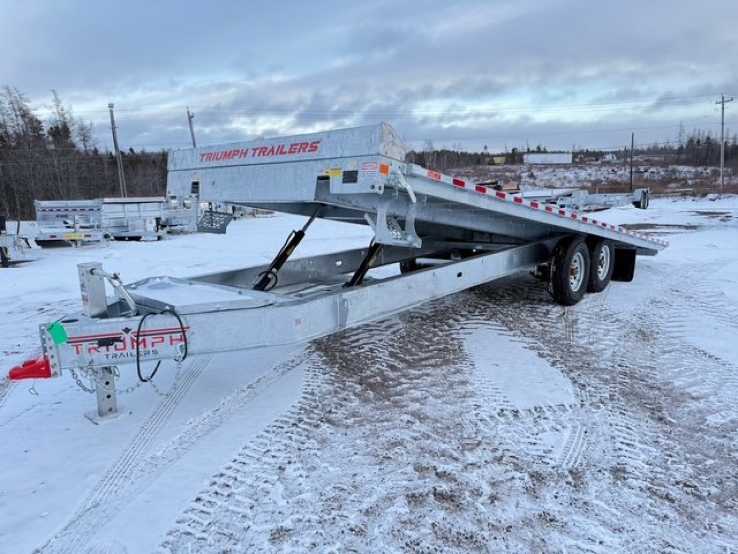 New 2025 Triumph 24' deckover Tilt Trailer, 14,000 Lb