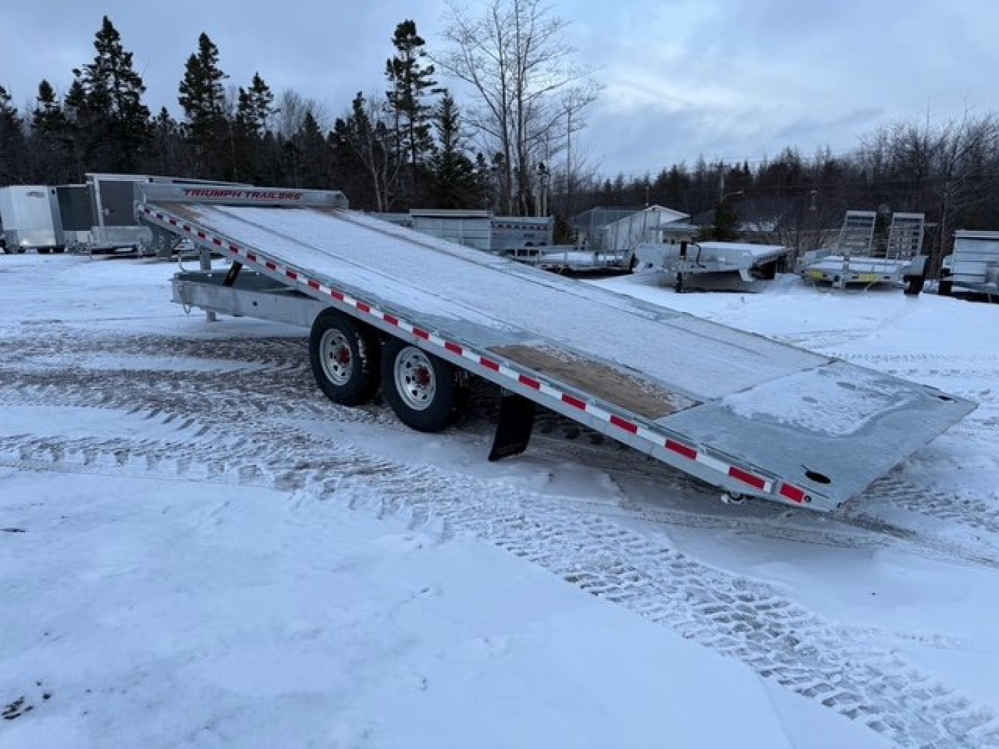 New 2025 Triumph 24' deckover Tilt Trailer, 14,000 Lb