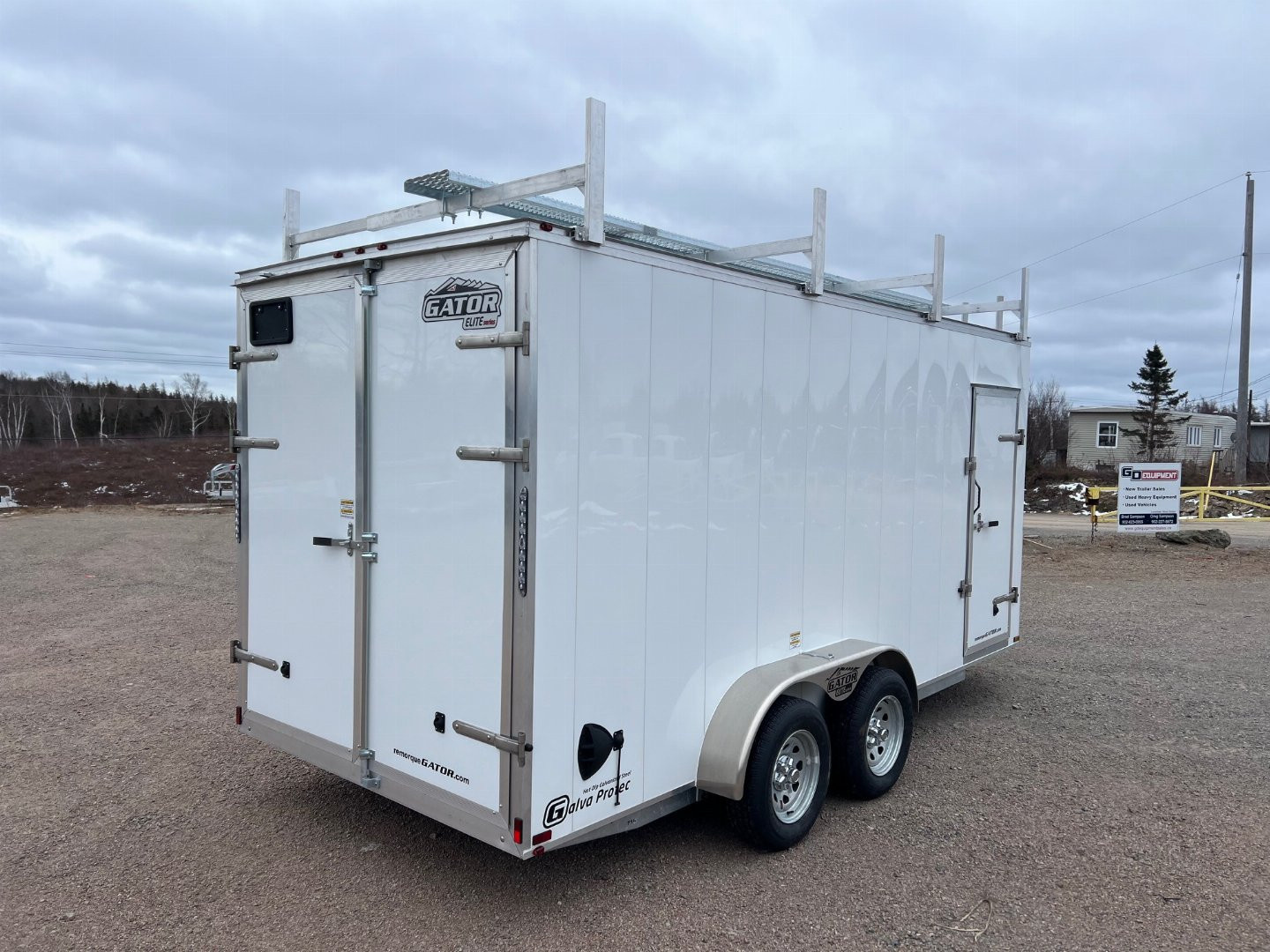 New 2026 7 x 16 Contractor Cargo / Enclosed Trailer