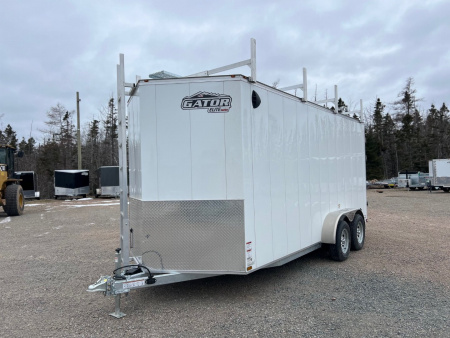 New 2026 7 x 16 Contractor Cargo / Enclosed Trailer