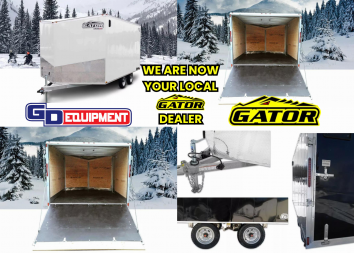 New 2026 Gator 8 1/2 x 12 Snowmobile Trailer