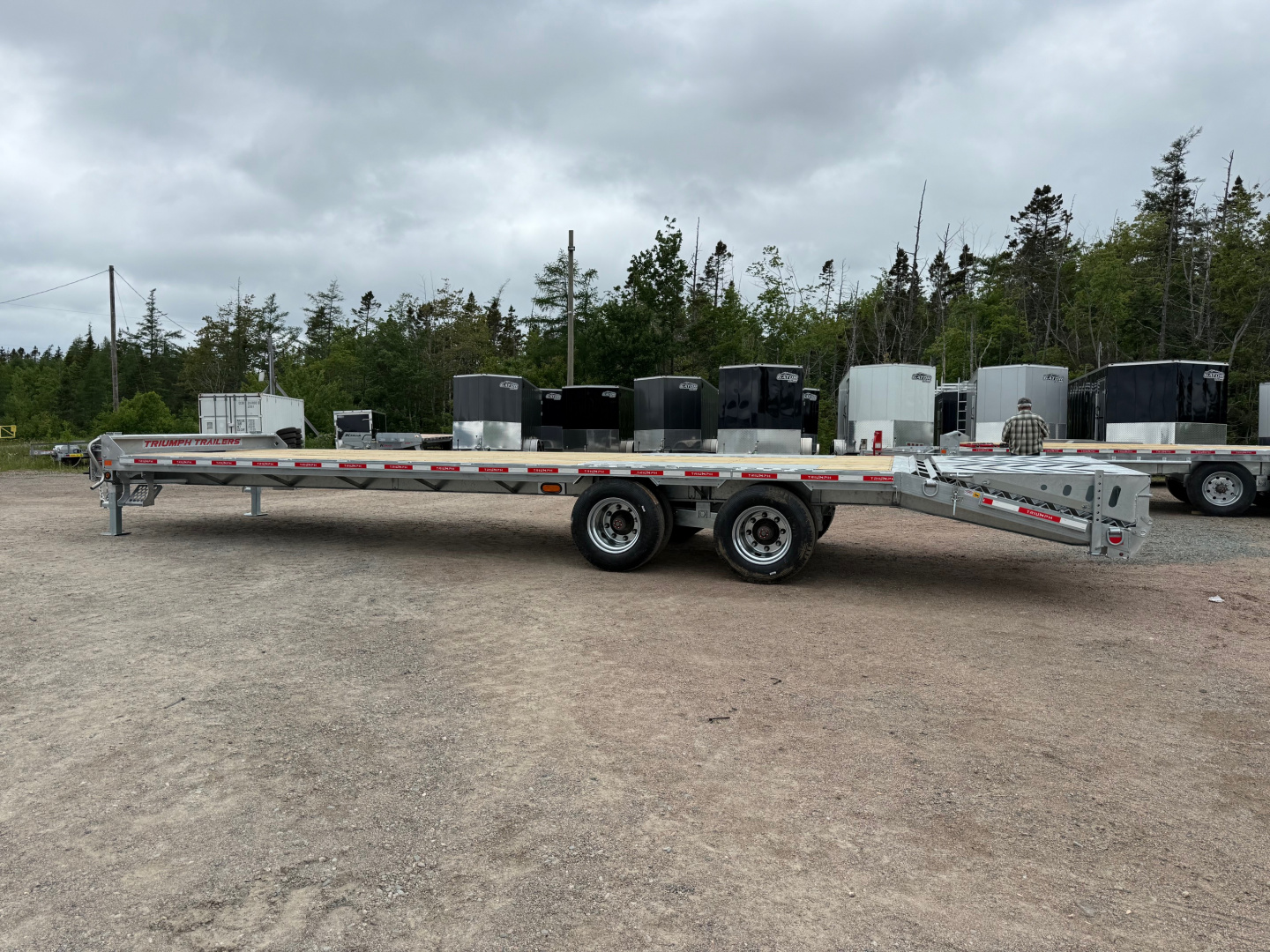 New 2026 Triumph Trailers 25+5, 30,000 Lb Pintle Deckover Trailer