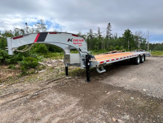 New 2024 K-TRAIL Big Gooseneck 25 + 5 - 24K Jumbo Ramps