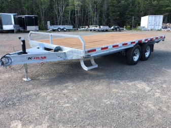 New 2025 Deck over 8 1/2 x 16 Flatbed Trailer 10,000 Lb