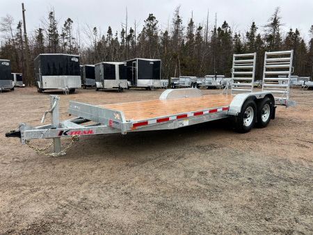 New 2026 Other 80in w x 18 + 2 L Dove Tail Equipment Trailer