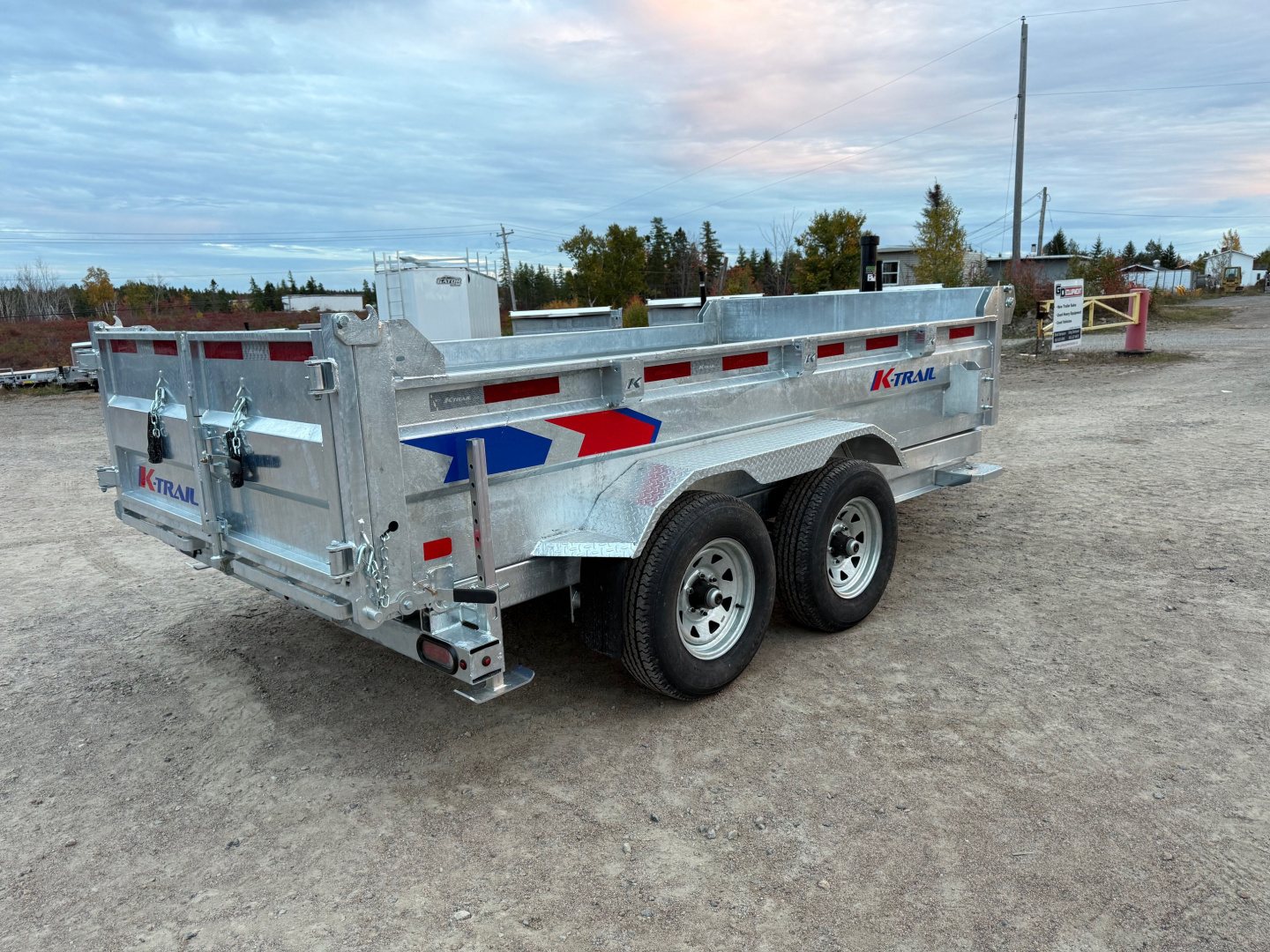 New 2026 K-Trail 6 X 12 , 10,000 Lb Dump Trailer