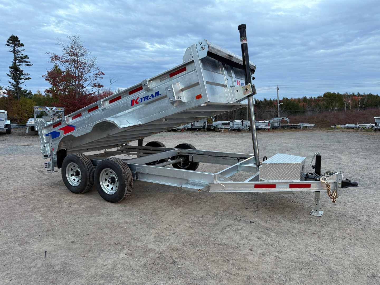 New 2026 K-Trail 6 X 12 , 10,000 Lb Dump Trailer