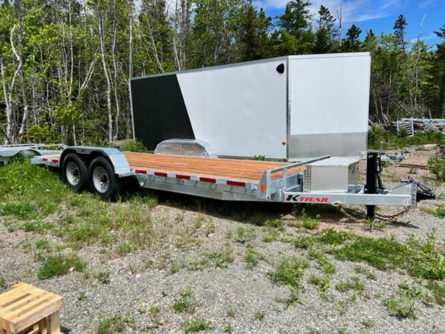 New 2025 K-Trail full tilt 20' Equipment Trailer 14,000 Lb