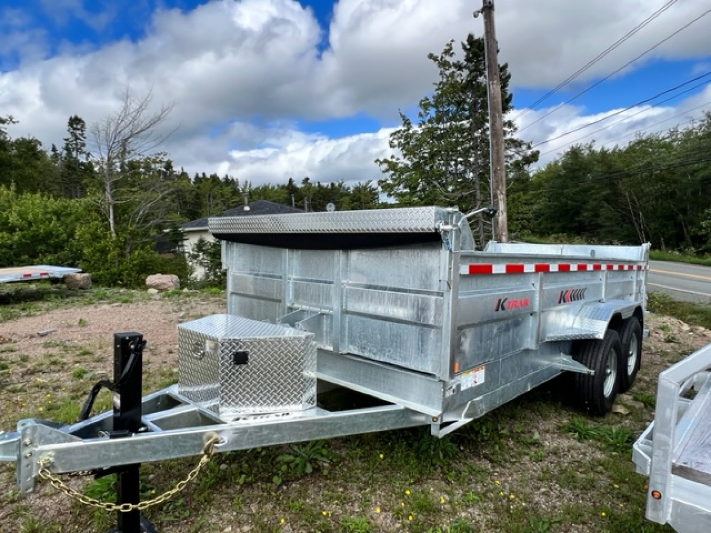 New 2025 K Trail 82X16 Dump Trailer