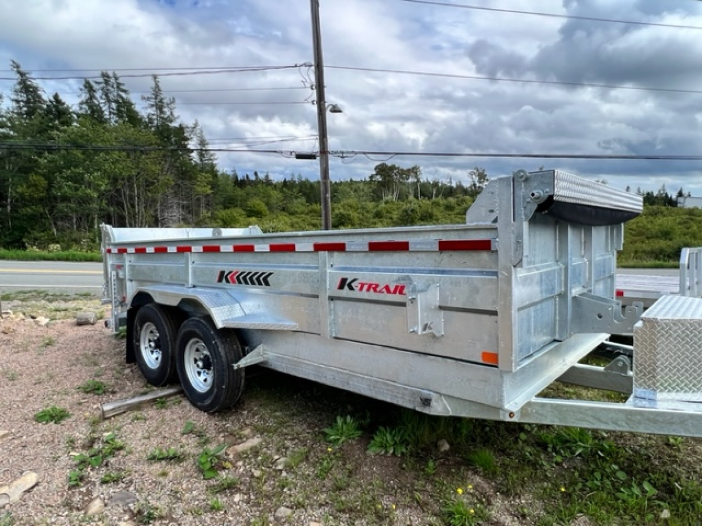 New 2025 K Trail 82X16 Dump Trailer