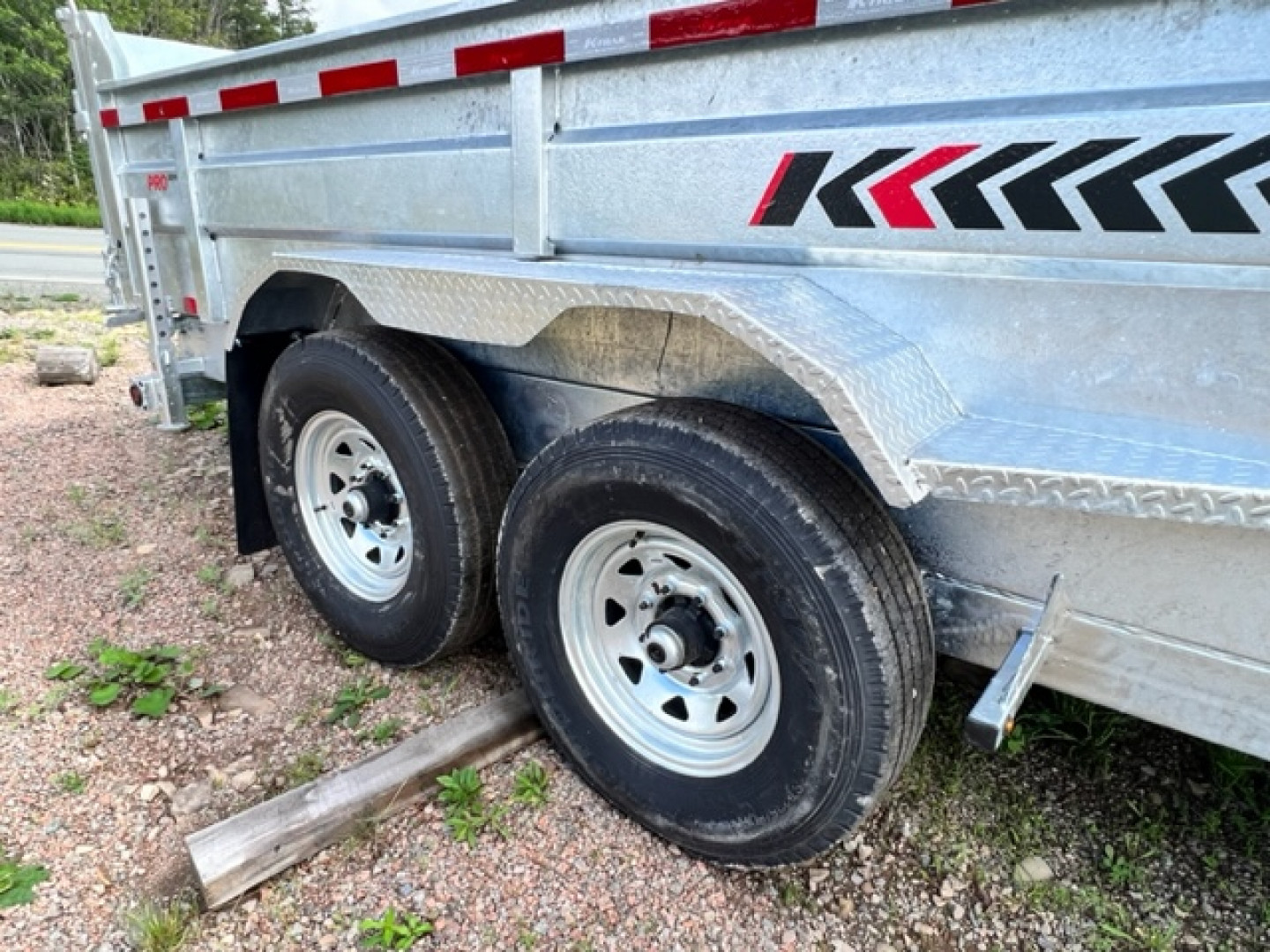 New 2025 K Trail 82X16 Dump Trailer