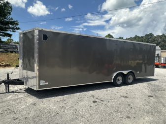 Used USED 2023 J&C SUPPLIERS 8.5X24 10K ENCLOSED TRAILER ($665 DOWN ON RTO)