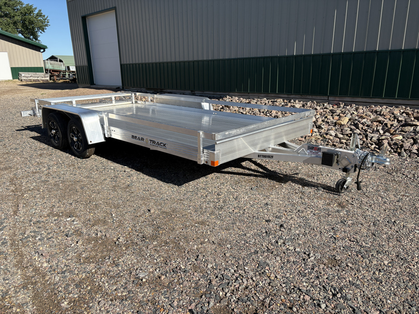 New 2026 80"x192" 4400 lb. Bear Track Aluminum Utility Trailer
