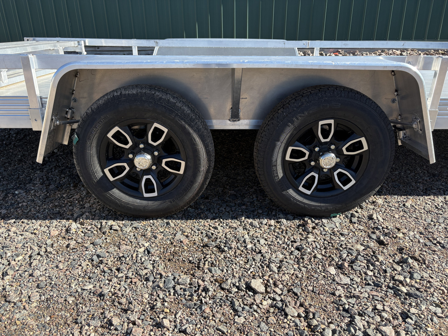 New 2026 80"x16' Bear Track Tandem Aluminum Utility Trailer
