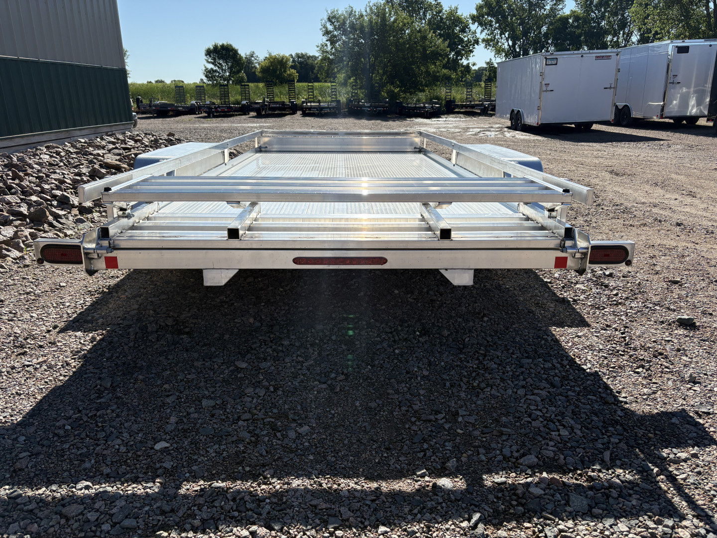 New 2026 80"x16' Bear Track Tandem Aluminum Utility Trailer