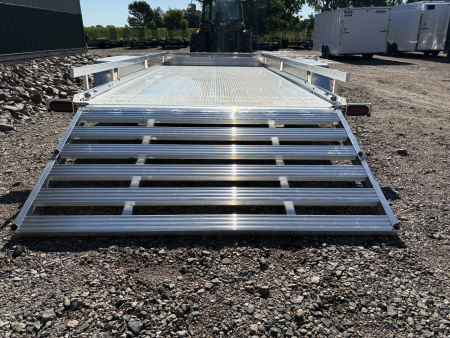 New 2026 80"x16' Bear Track Tandem Aluminum Utility Trailer