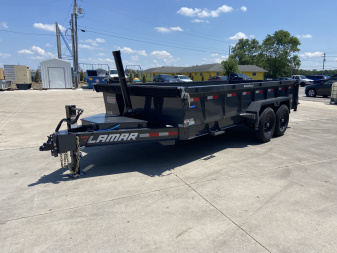 New Lamar 16' Telescopic Dump Trailer