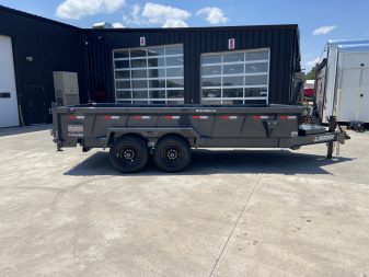 New Lamar 16' Telescopic Dump Trailer