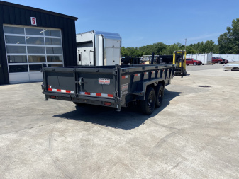 New Lamar 16' Telescopic Dump Trailer