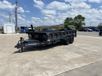 New Lamar 16' Telescopic Dump Trailer