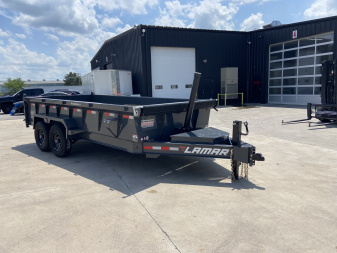 New Lamar 16' Telescopic Dump Trailer