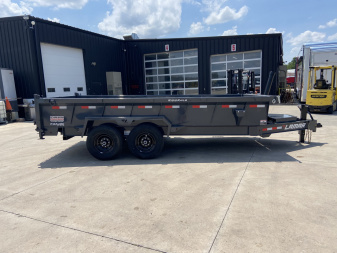 New Lamar 16' Telescopic Dump Trailer