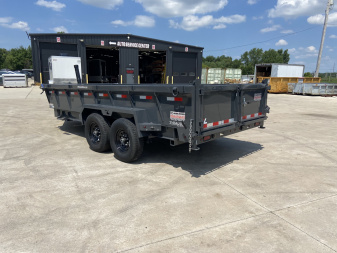 New Lamar 16' Telescopic Dump Trailer