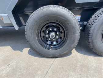 New Lamar 16' Telescopic Dump Trailer