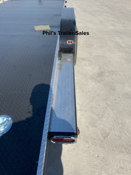 New 102 Ironworks 23' ELIMINATOR CAR HAULER FULL TILT STEEL DECK WITH SHIELD Tilt Trailer OPEN CAR HAULER