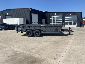 New Lamar 16' Telescopic Dump Trailer