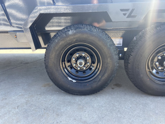 New Lamar 16' Telescopic Dump Trailer