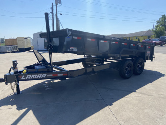 New Lamar 16' Telescopic Dump Trailer