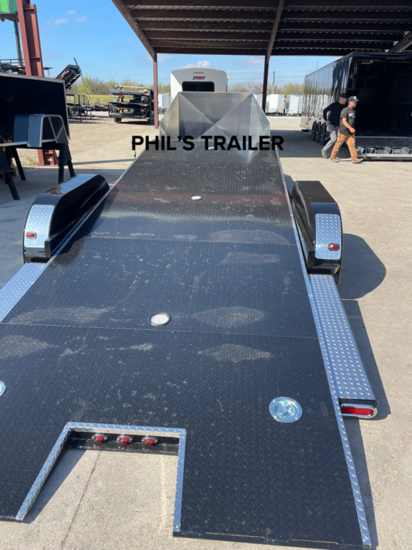 New 102 Ironworks 23' ELIMINATOR CAR HAULER FULL TILT STEEL DECK ALUMINUM WHEELS & SHIELD Tilt Trailer