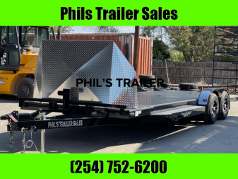 New 2025 102 Ironworks 23' ELIMINATOR CAR HAULER TILT STEEL DECK ALUMINUM WHEELS & SHIELD Tilt Trailer OPEN CAR HAULER