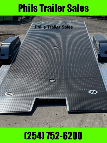New 102 Ironworks 23' ELIMINATOR CAR HAULER FULL TILT STEEL DECK Tilt Trailer OPEN CAR HAULER ALUMINUM WHEELS