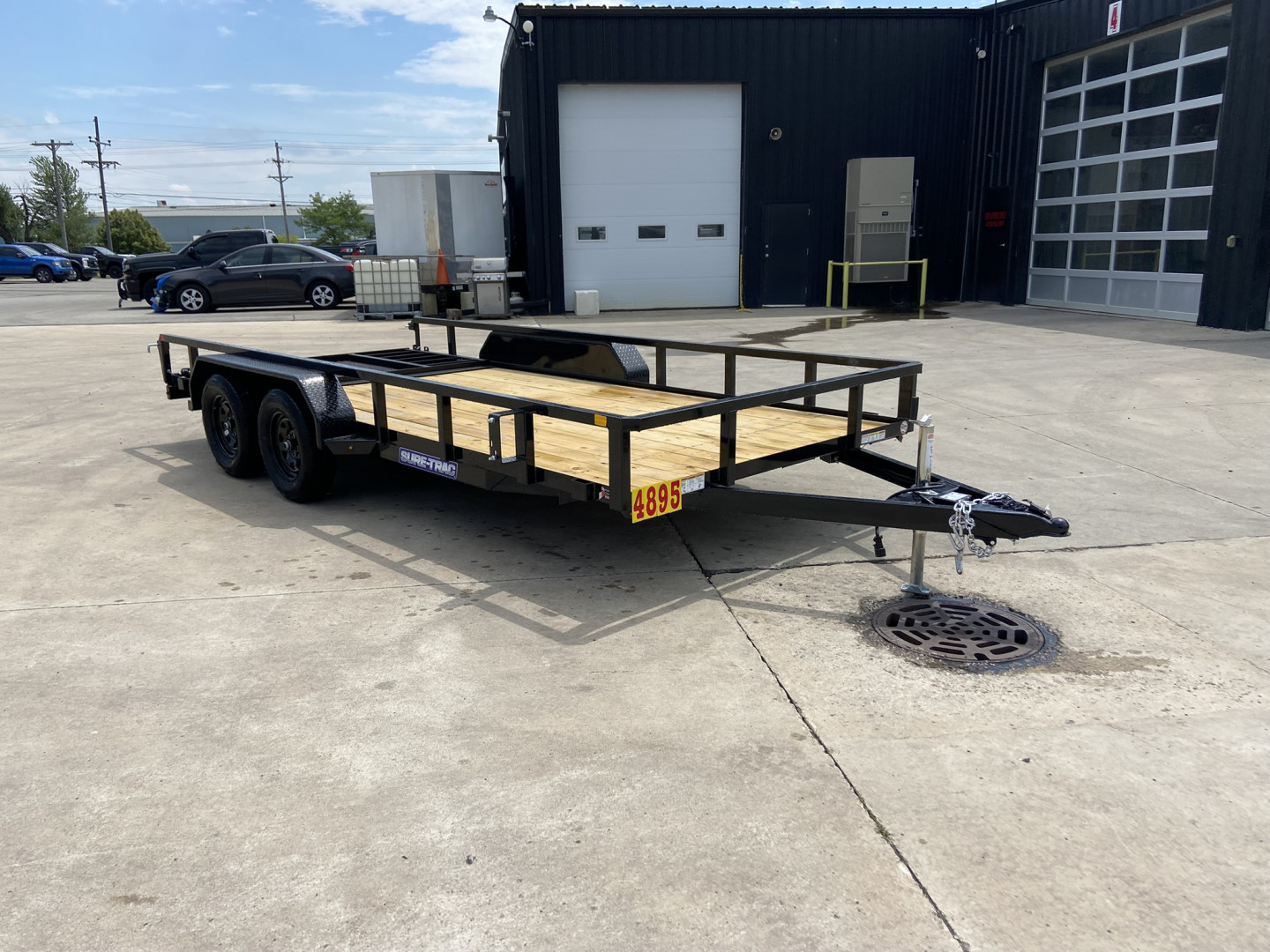 New Sure-Trac 16' Tube-Top Utility Trailer