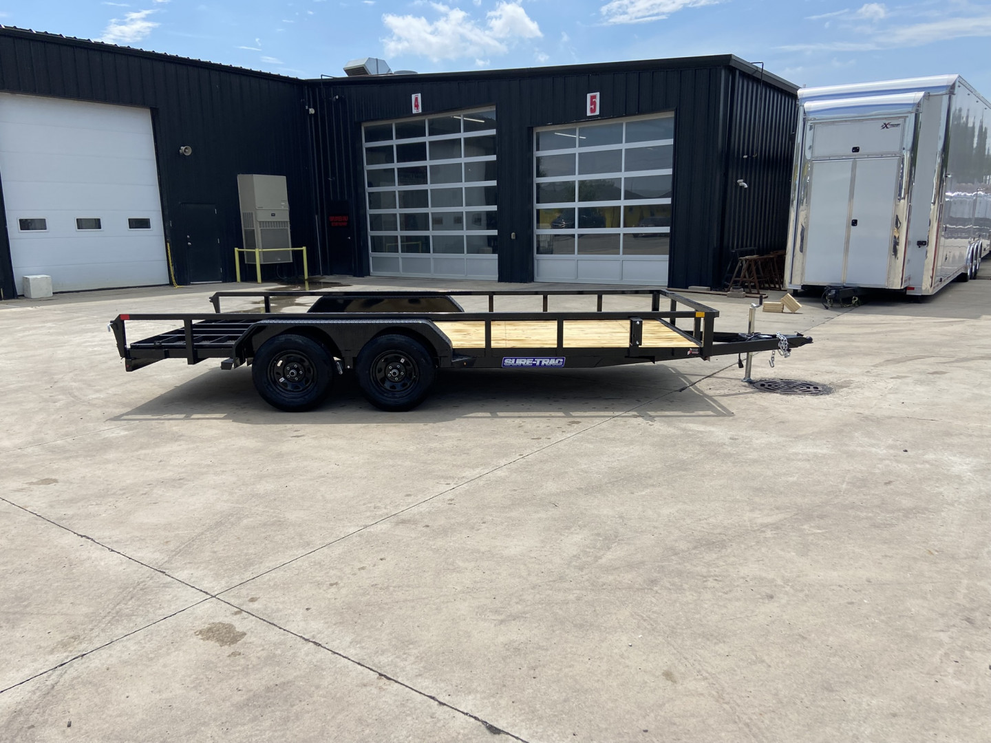 New Sure-Trac 16' Tube-Top Utility Trailer