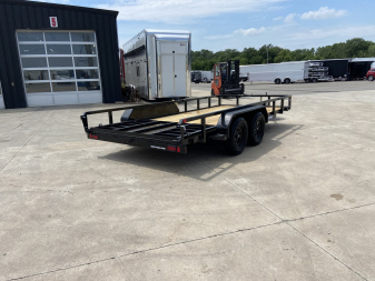 New Sure-Trac 16' Tube-Top Utility Trailer