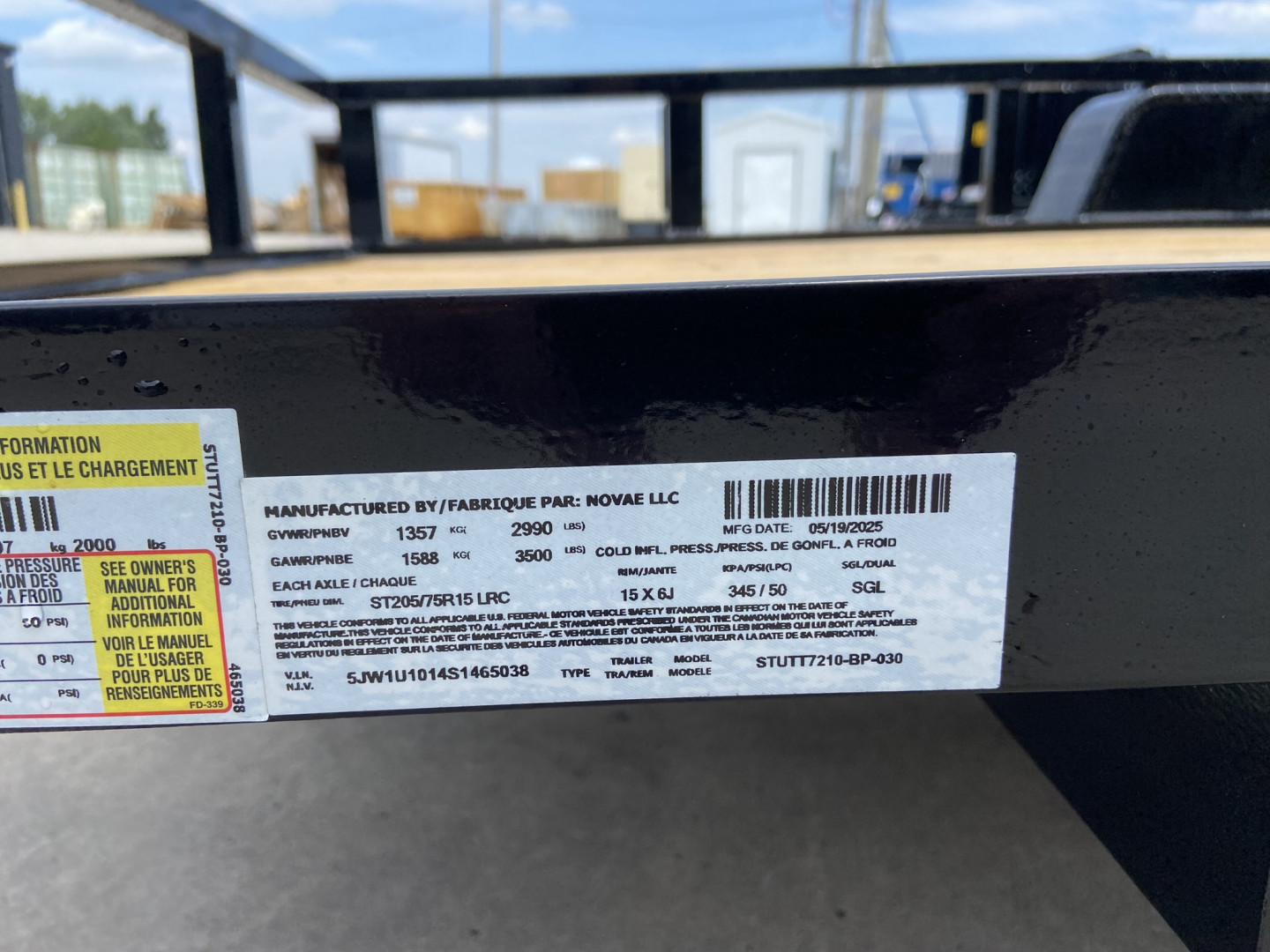 New Sure-Trac 10' Utility Trailer