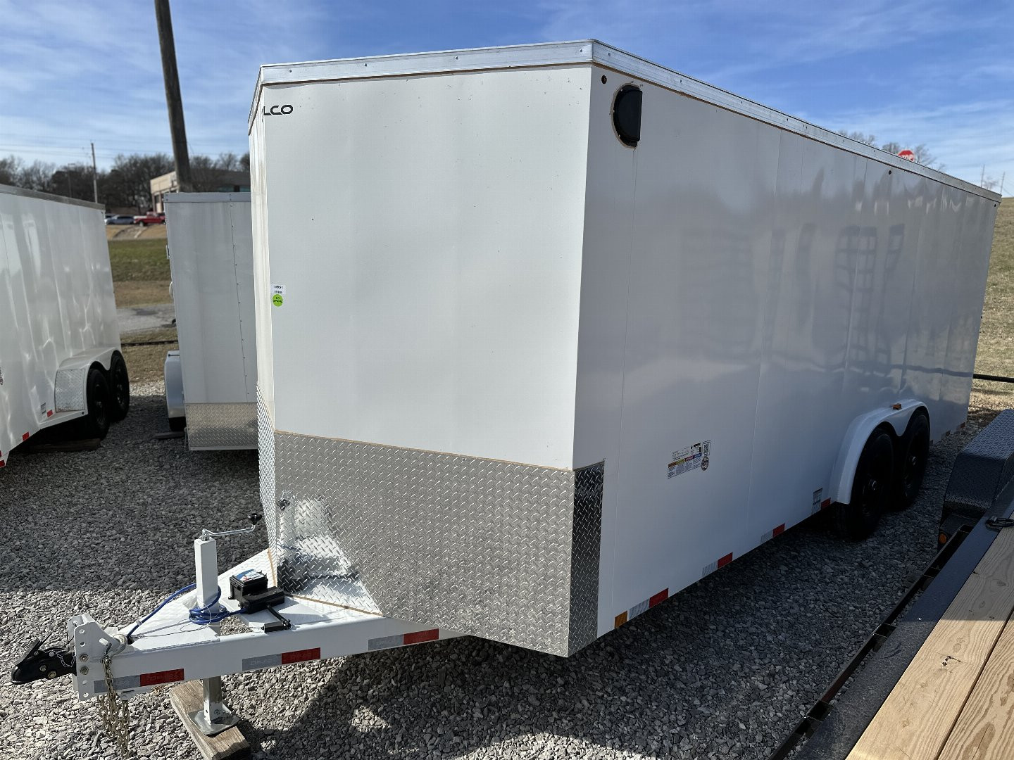 New DELCO CARGO 8 X 20 RAMP DOOR 14K RATED 14PLY Cargo / Enclosed Trailer