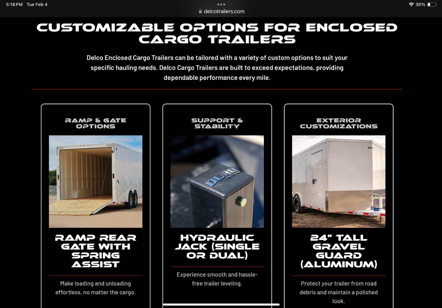 New DELCO ALL STEEL CARGO 7X16 12K RATED BARN DOOR Cargo / Enclosed Trailer